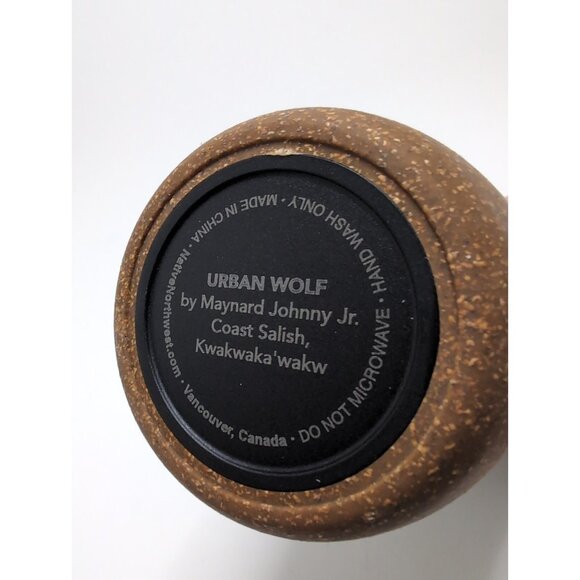 Native Northwest 20oz Cork Base Travel Mug "URBAN WOLF" by Maynard Johnny Jr - Picture 11 of 14